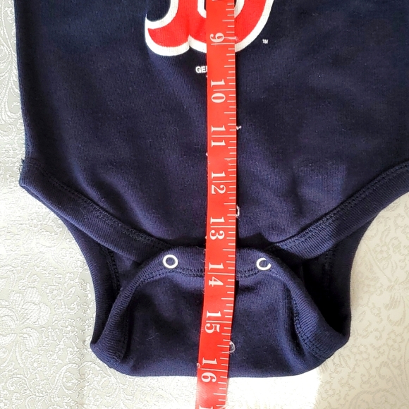 Red Sox baby bodysuit baseball unisex boys girls 12 months spring summer - Picture 4 of 7